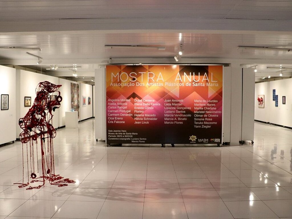 Museu de Arte de Santa Maria mantém cinco exposições até 30 de janeiro
