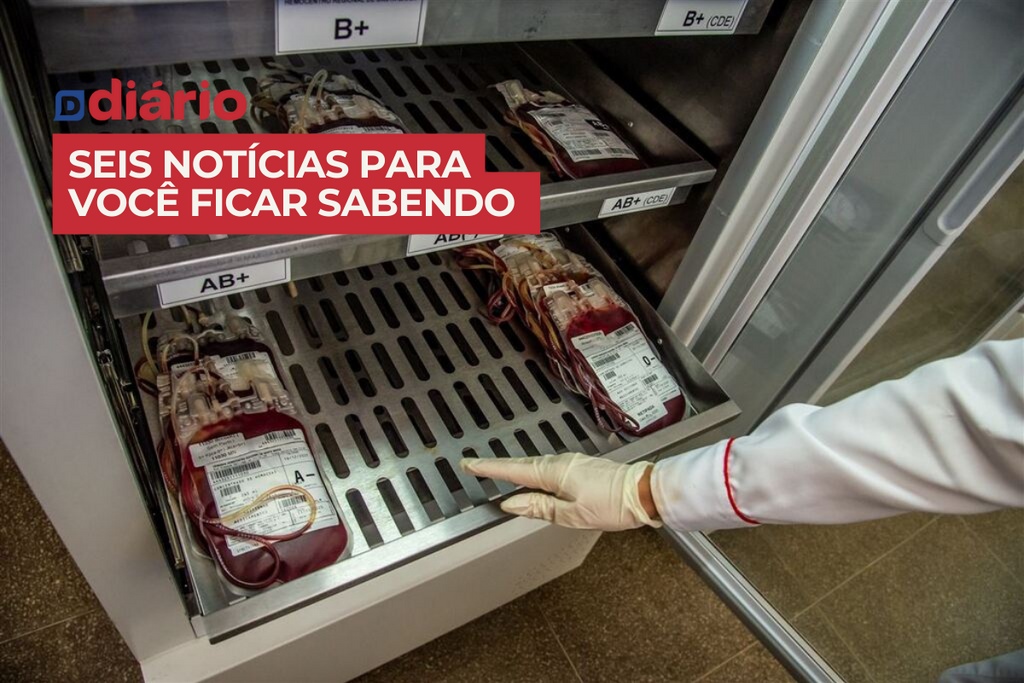 Hemocentro de Santa Maria precisa de doações dos tipos sanguíneos O+, O-, A+ e A-; instituição abrirá neste sábado e outras notícias