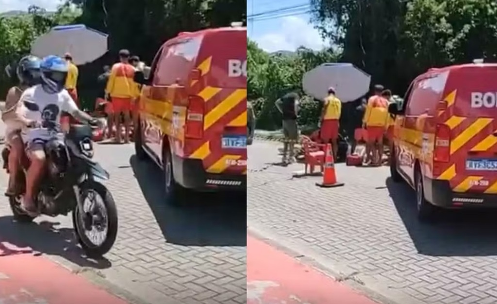 Ciclista de Santa Maria morre ao ser atingido por fio energizado em praia catarinense