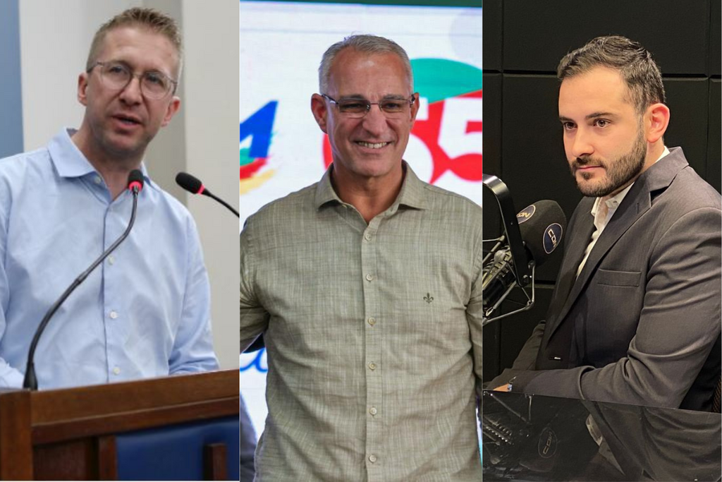 Foto: Luã Santos; Divulgação; Vitória Sarturi (Diário) - Beto Fantinel (à esq.); Jorge Pozzobom (centro); e Giuseppe Riesgo (à dir.)