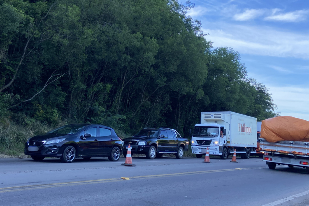 Sistema Pare e Siga retorna à BR-158 entre Santa Maria e Itaara nesta segunda-feira