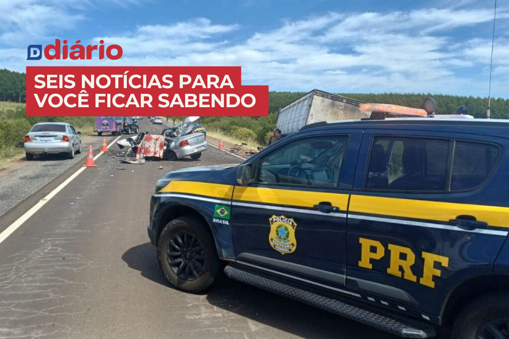 Condutora e criança morrem após colisão entre carro e carreta na BR-290, em Rosário do Sul e outras notícias