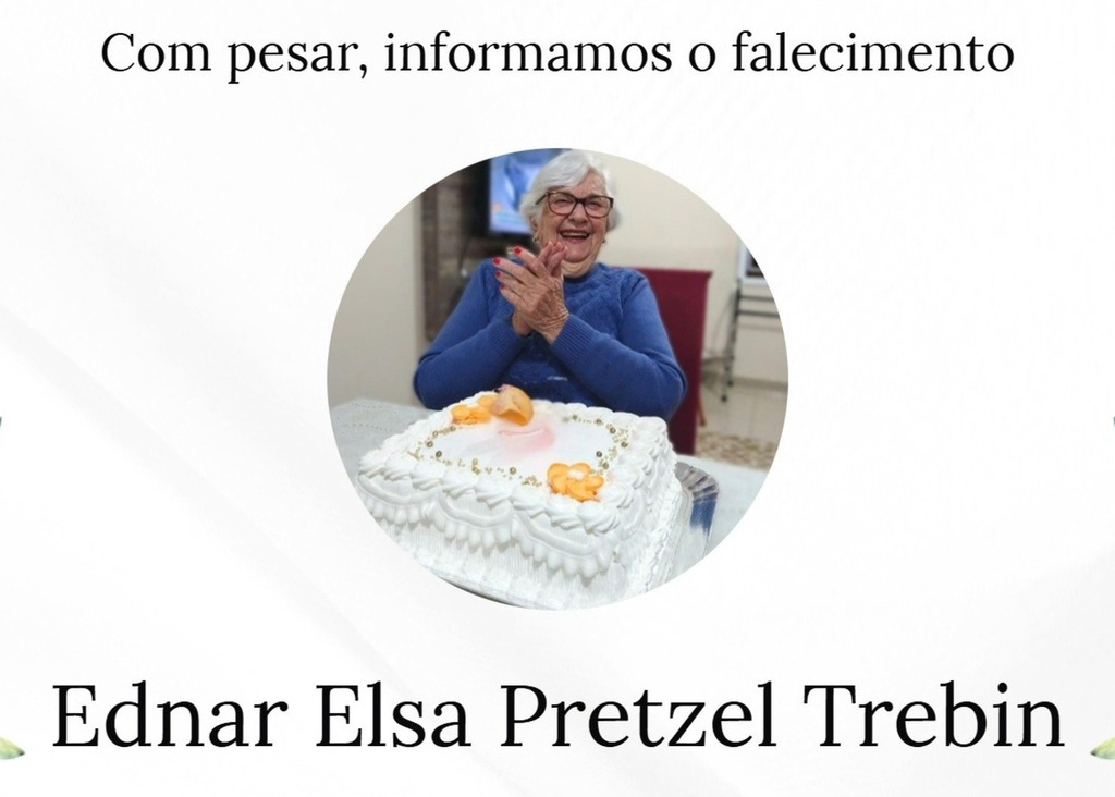 OBITUÁRIO | Morre aos 91 anos Ednar Elsa Pretzer Trebin