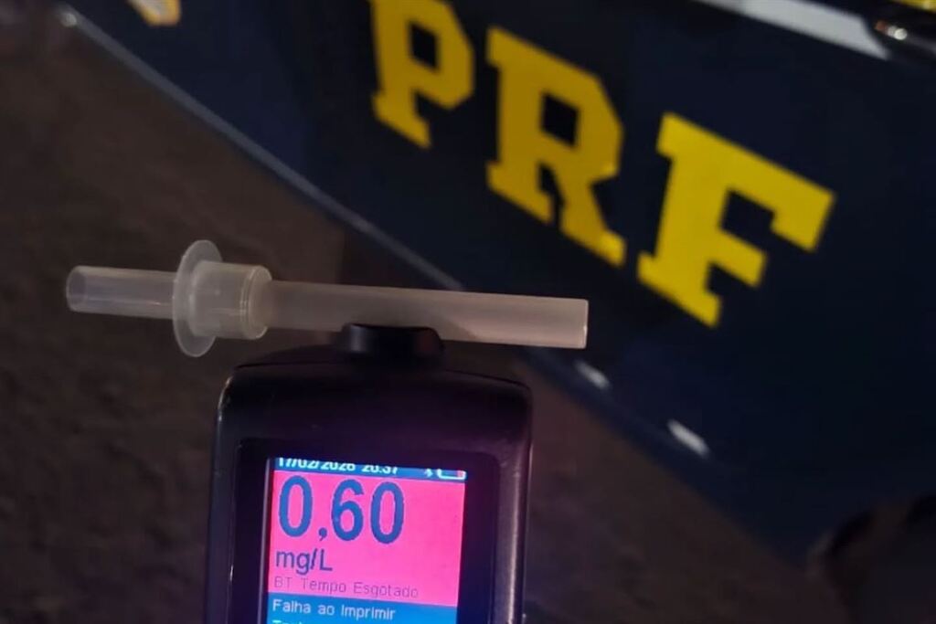 Motorista é preso por embriaguez ao volante na BR-290, em Rosário do Sul