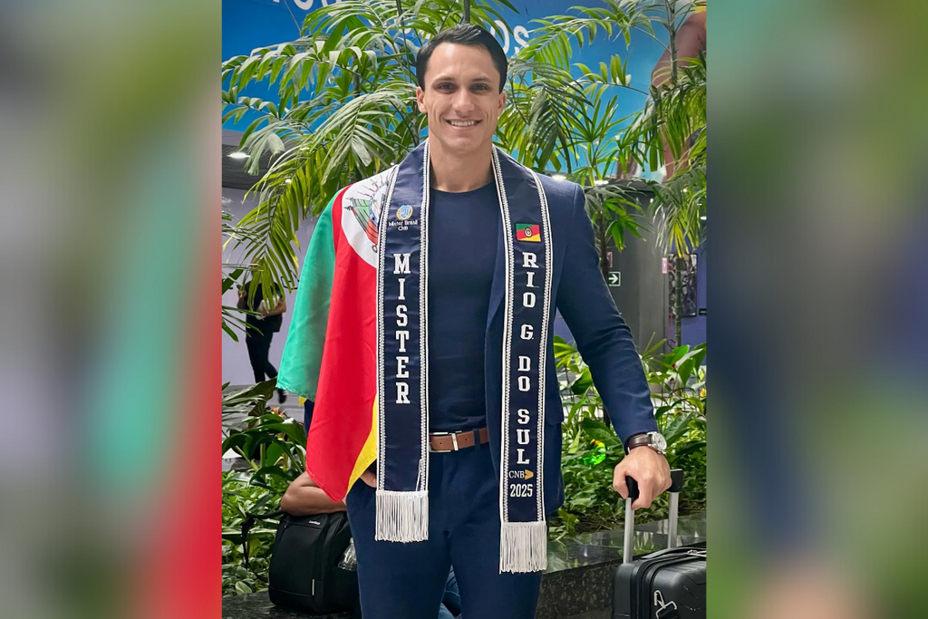 “O homem além da beleza”: conheça o santa-mariense que representa o RS no Mister Brasil CNB 2026