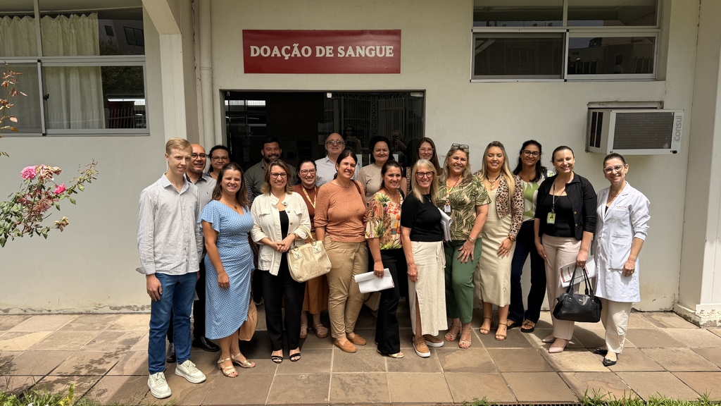 Secretários de Saúde somam esforços em ação coletiva de doação de sangue no Hemocentro de Santa Maria