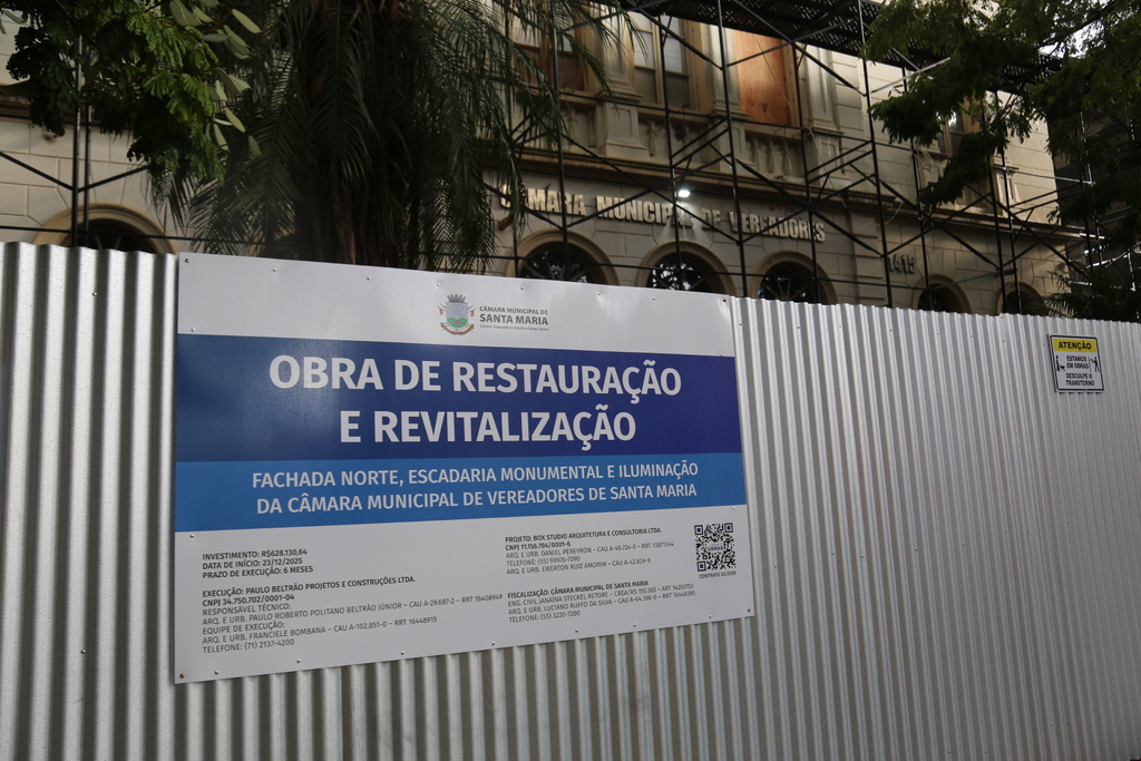 Obras deverão fazer a Câmara manter horário reduzido para o público