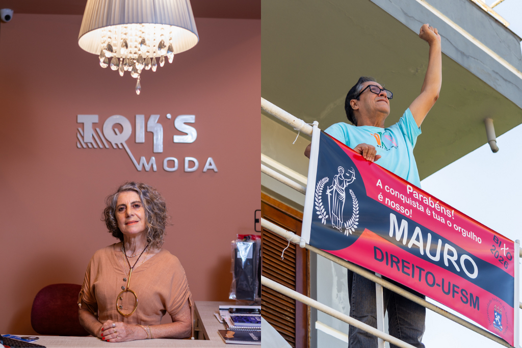 Aos 62 anos, aprovados no Vestibular da UFSM mostram que nunca é tarde para começar uma graduação