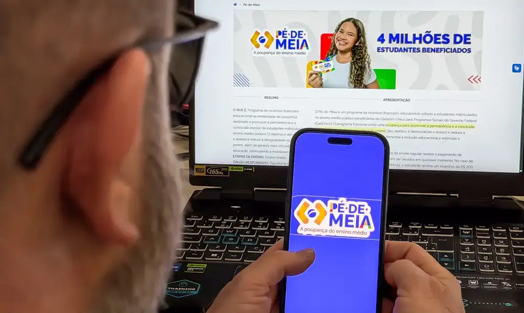 Pé-de-Meia: governo credita pagamento para nascidos em maio e junho