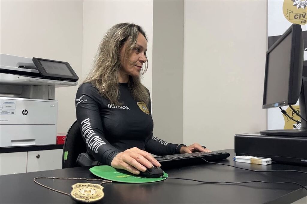 Delegada Elaine Maria Schons: quase 30 anos de pioneirismo feminino na segurança pública