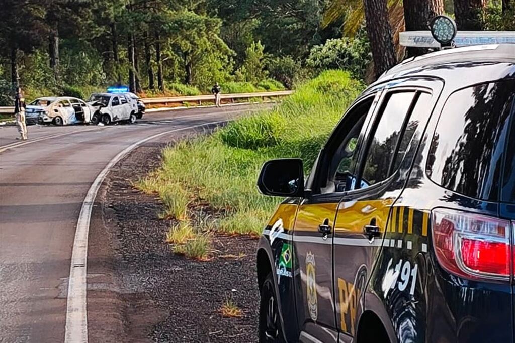 Colisão frontal deixa quatro mortos na BR-287, em Jaguari