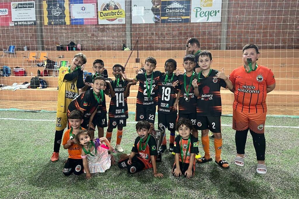 Novo Horizonte conquista torneio regional em Mata nas categorias sub-10 e sub-12