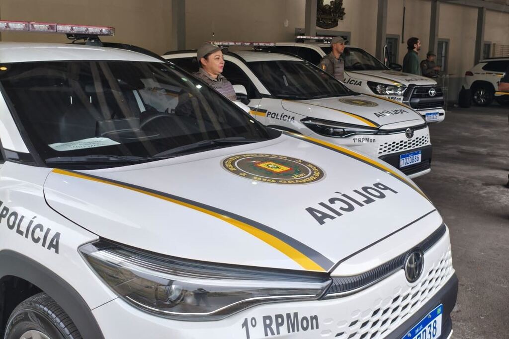 título imagem Novas viaturas são entregues para a Brigada Militar em municípios da região central