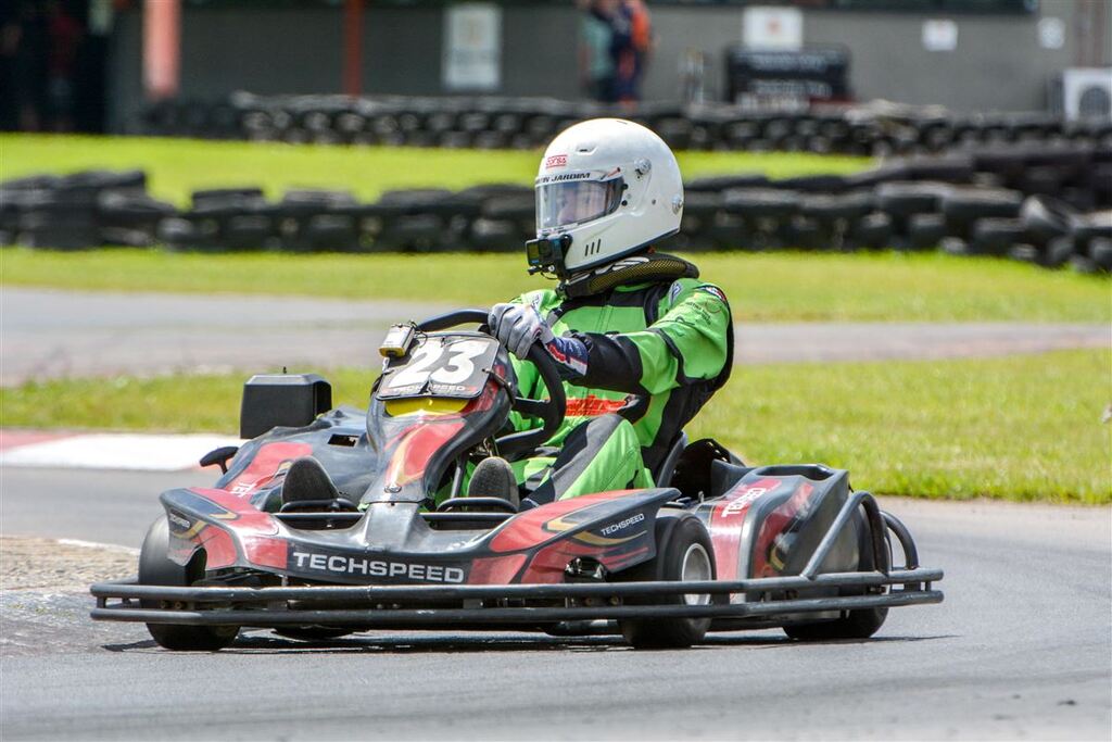 Foto: Rafael Pierre - Martín Jardim, kart de número 23, é promessa do kart gaúcho. Ele competirá neste domingo, em cidade perto de Porto Alegre. Corrida pode ser acompanhada pelo YouTube