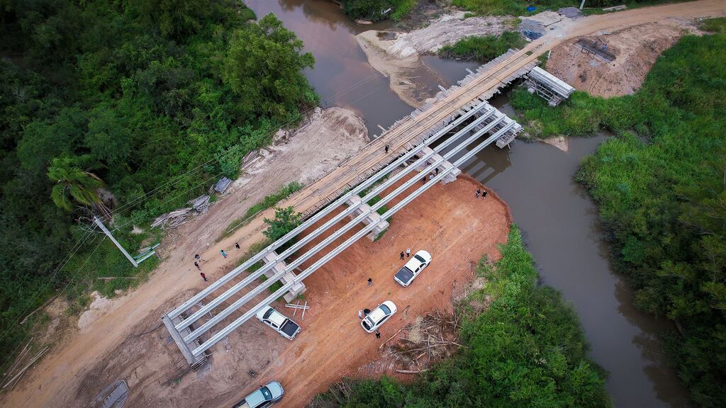 Ponte de Banhados deve ficar pronta em três meses