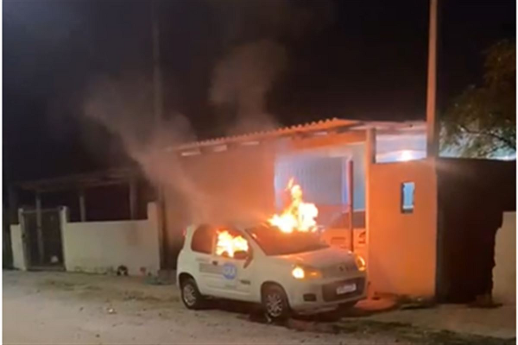 Suspeito de incendiar carro do ex-cunhado é preso em Santa Maria