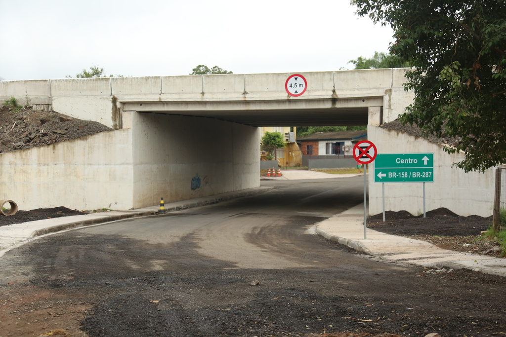 Obras da Travessia Urbana de Santa Maria estão concentradas em três pontos