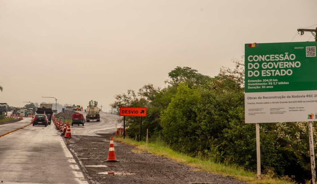 Ponte da RSC-287 em Santa Maria deve ser liberada nesta sexta, quase dois anos após estrutura antiga desabar nas enchentes