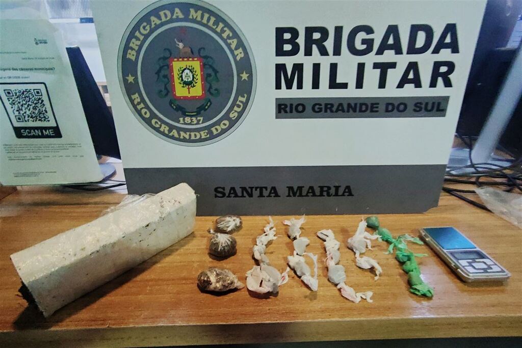 Homem é preso com mais de 700 gramas de maconha em Santa Maria
