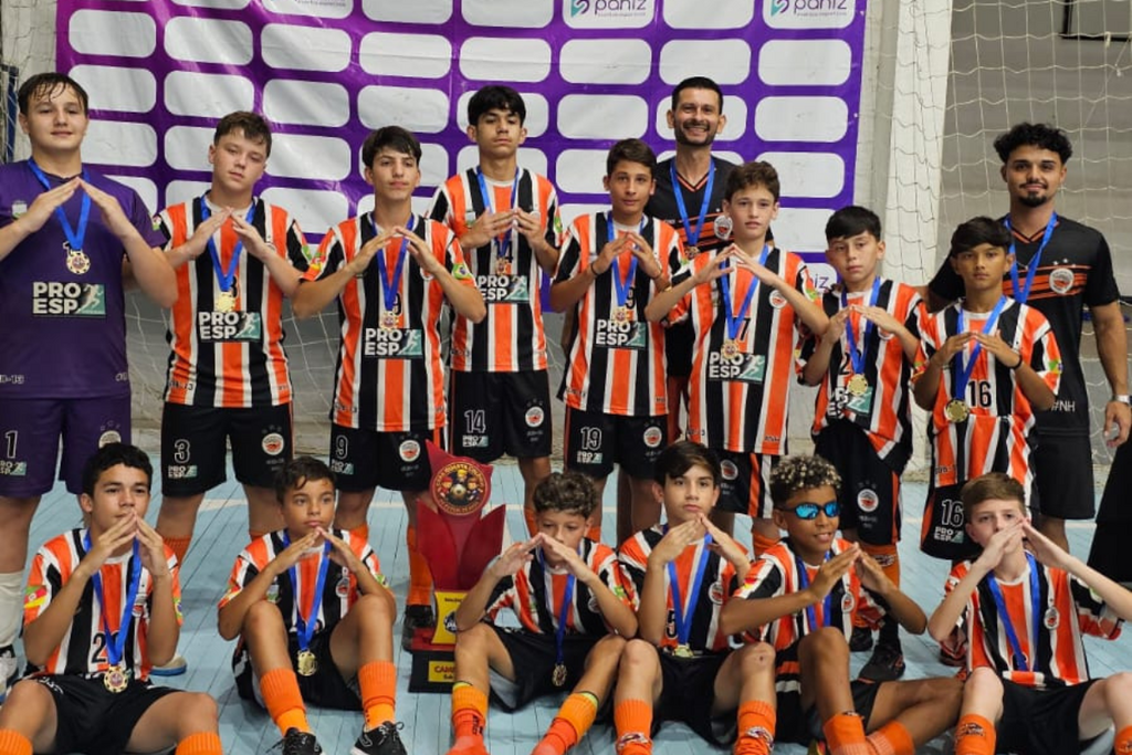 Foto: Estéfani Piovesan (Paniz Sports) - Na categoria sub-13, o Novo Horizonte foi o vencedor