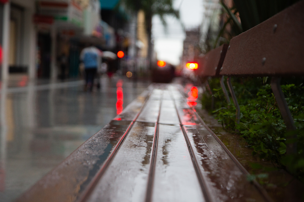 Foto: Beto Albert (Arquivo Diário) - Dia começou com garoa persistente em Santa Maria