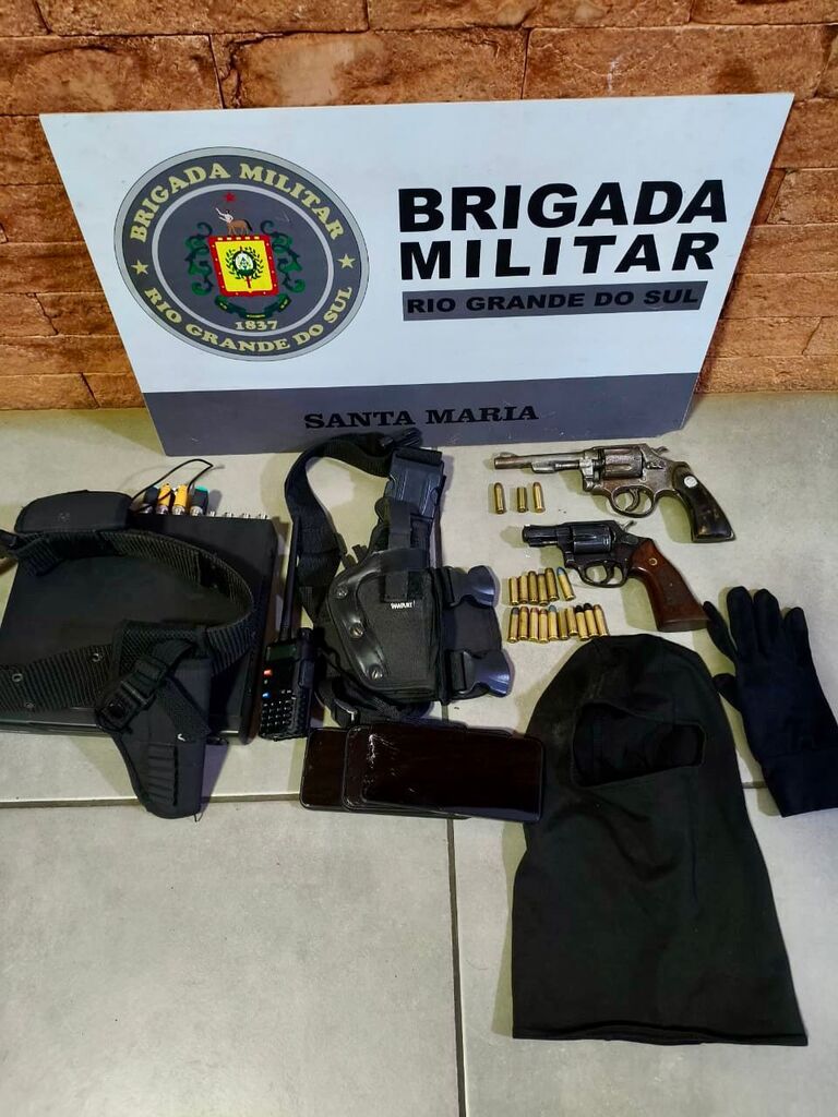 Três homens são presos após tentativa de homicídio em Santa Maria