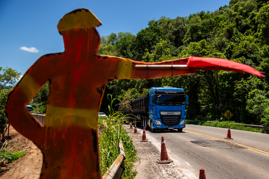 Trecho da BR-158 em Itaara terá sistema de pare e siga até setembro