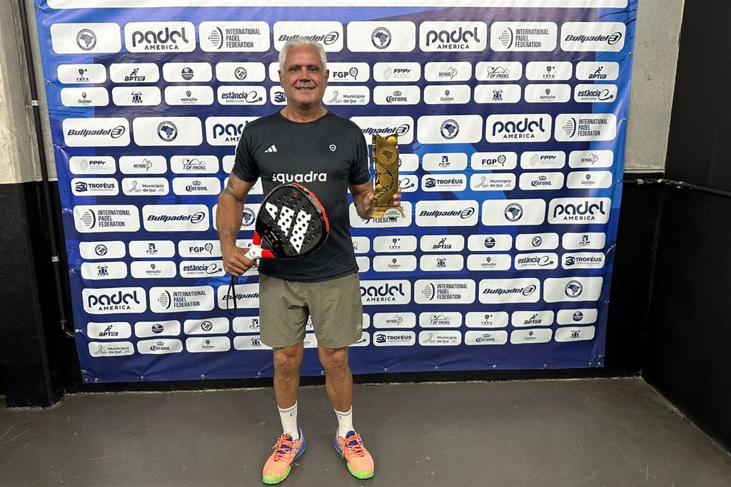 Foto: Arquivo pessoal - Marco Souza garantiu a primeira colocação na categoria sênior 60 anos.