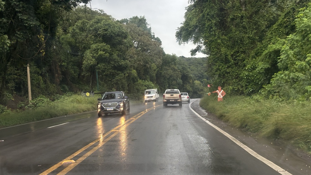 Foto: Rian Lacerda (Diário) - BR-158 teve movimento tranquilo em Itaara na manhã desta terça (21)