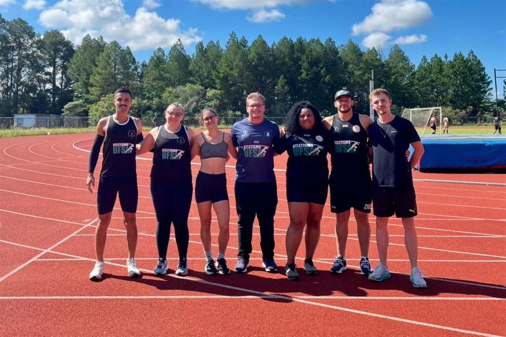 Foto: Atletismo UFSM (Divulgação) - Atletas irão competir em Montevidéu, neste final de semana (25 e 26)