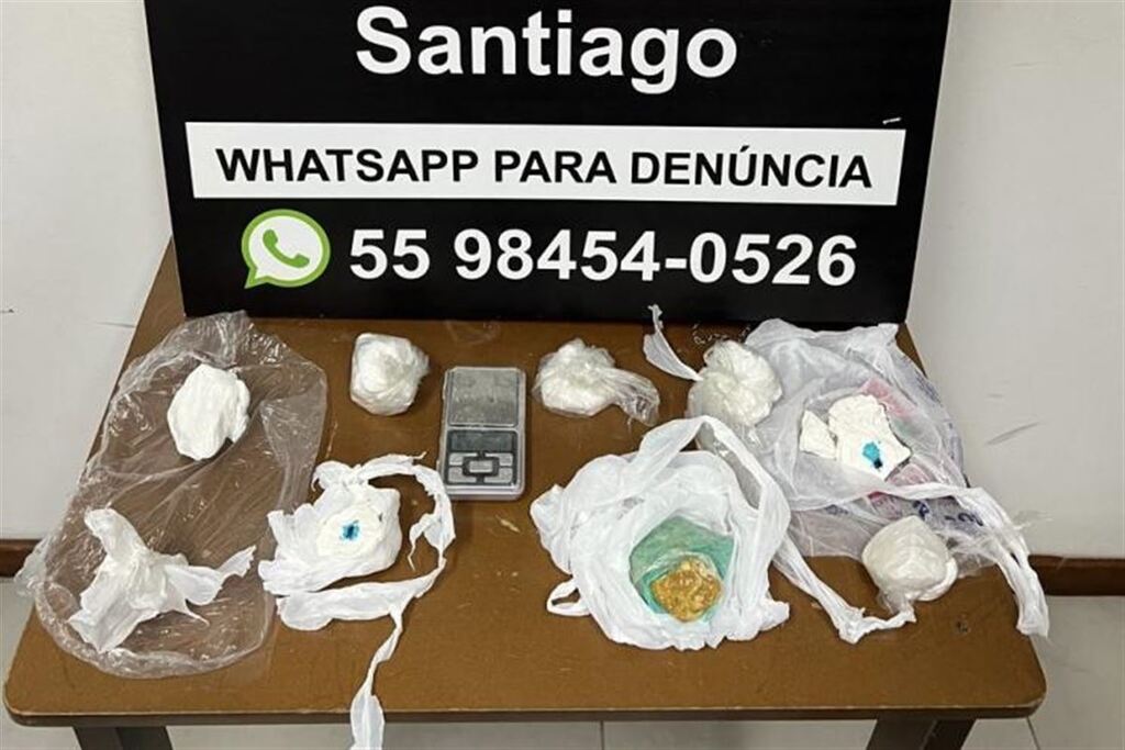 Apreensão de drogas em Santiago causa prejuízo de R$ 42 mil ao crime organizado