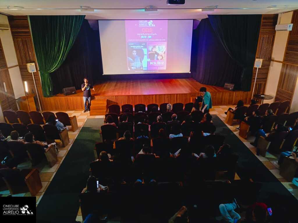 Foto: Marcelo Cabala - Auditório João Miguel de Souza, na Cesma, local onde ocorrem as exibições do Cineclube Lanterninha Aurélio.