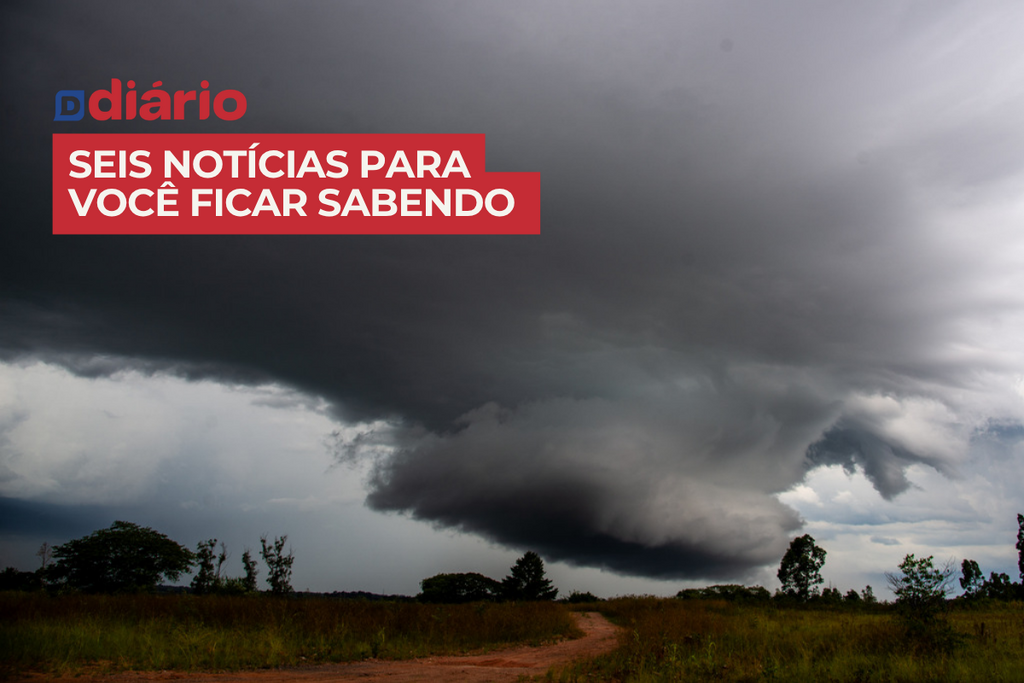 Previsão de temporal com risco de granizo a partir desta quinta-feira e outras notícias