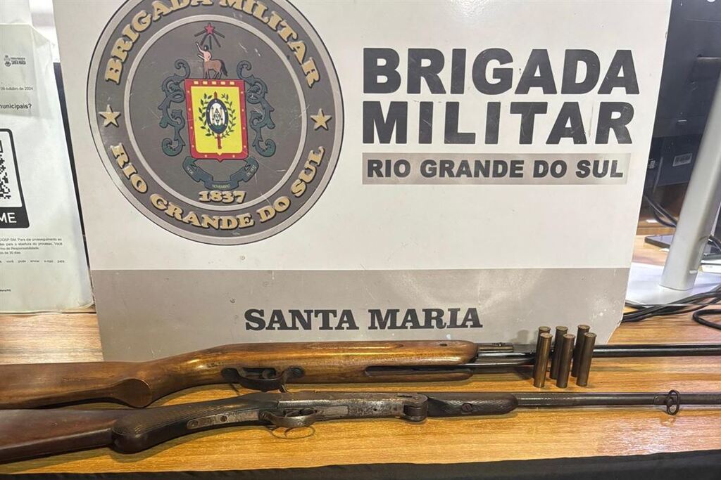 Mulher denuncia ameaças de morte e homem é preso com espingarda no Bairro Camobi em Santa Maria