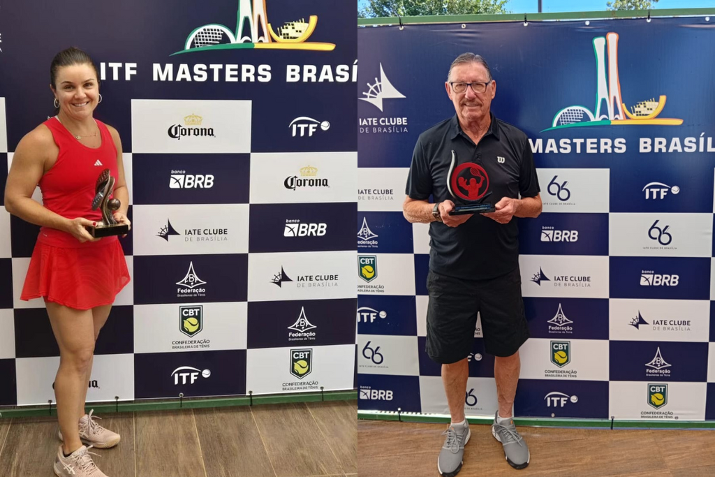 Santa-marienses são destaque em torneio master de tênis em Brasilia