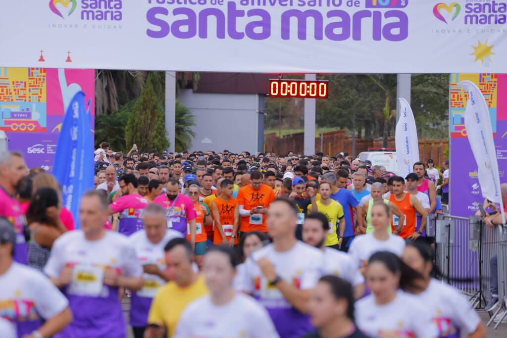 Entrega de kits da 3ª Rústica de Aniversário de Santa Maria tem alteração no horário nesta sexta-feira
