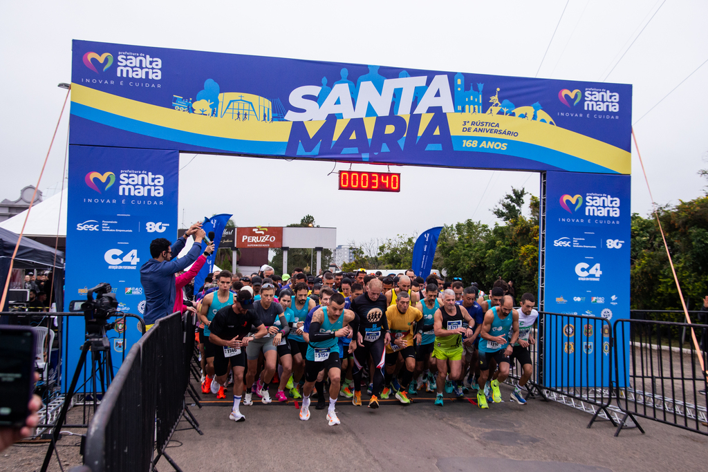 De pioneiros do esporte local a competidores de fora do país: maior rústica da história de Santa Maria reúne cerca de 2 mil atletas