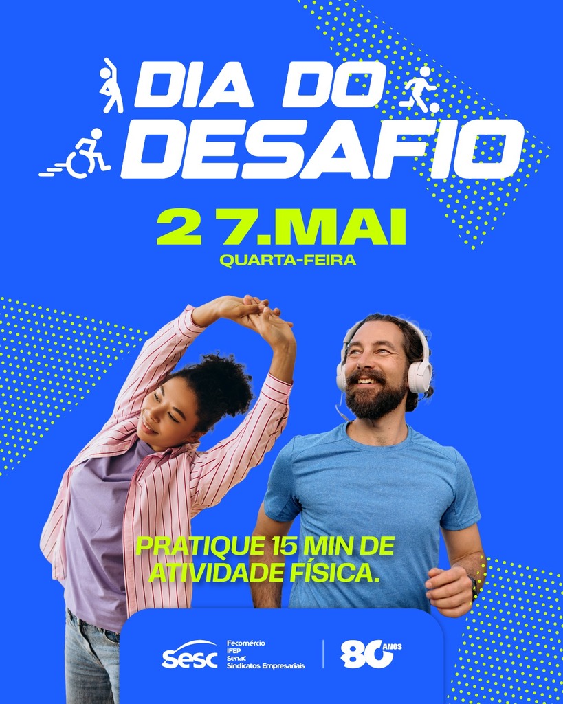 Dia do Desafio terá tirolesa, escalada e programação esportiva em Santa Maria