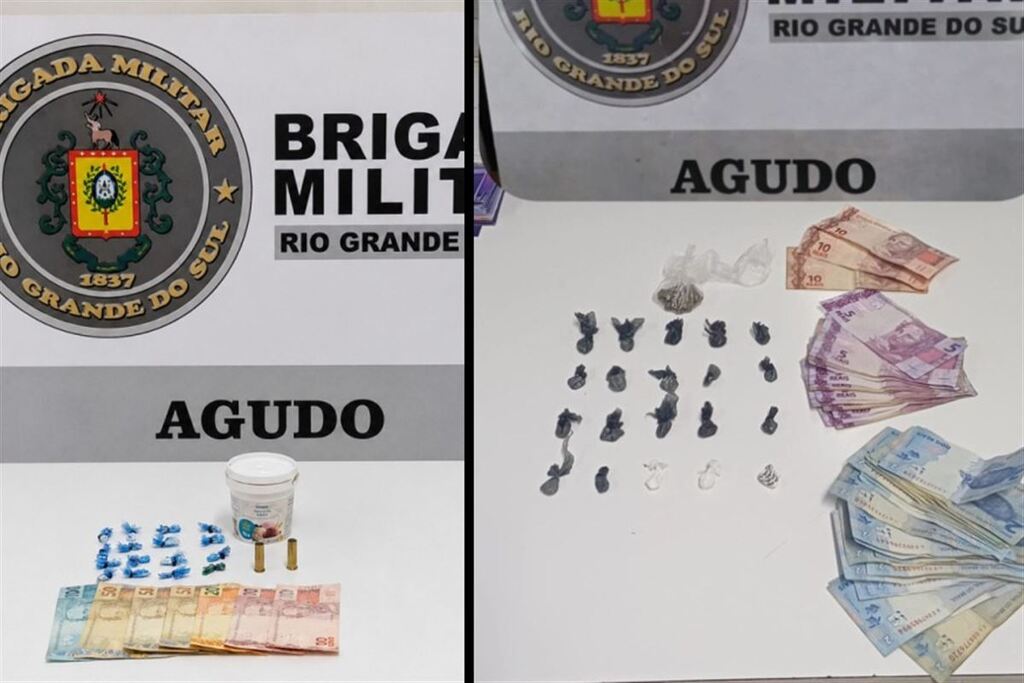Três pessoas são presas em operações da Brigada Militar na região da Quarta Colônia