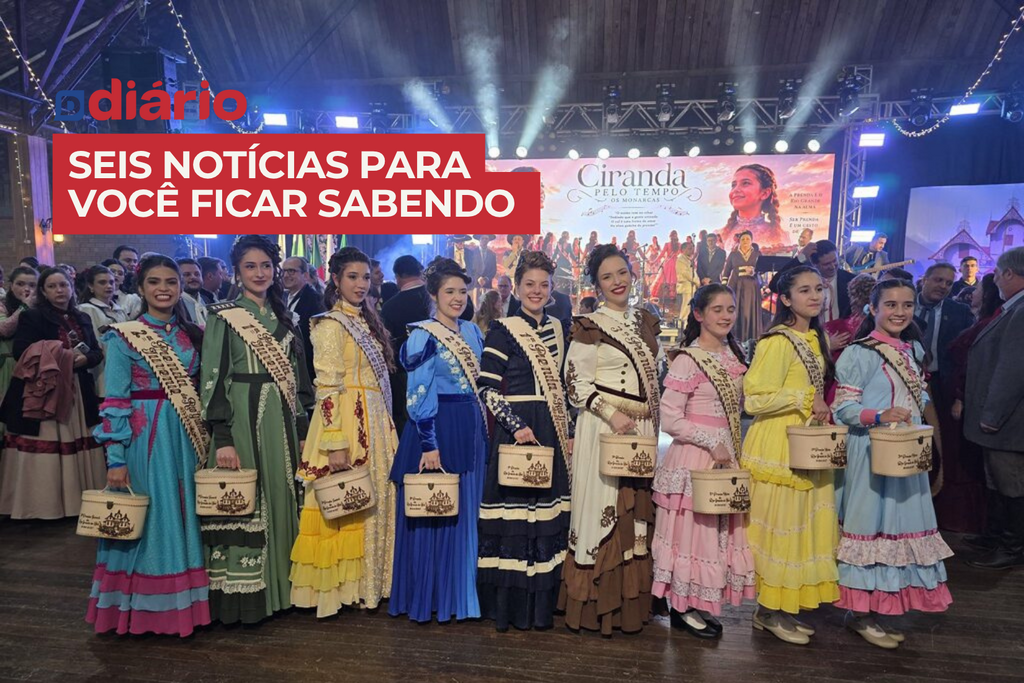 1ª Prenda do RS é de Santa Maria e outras 5 notícias para você ficar sabendo
