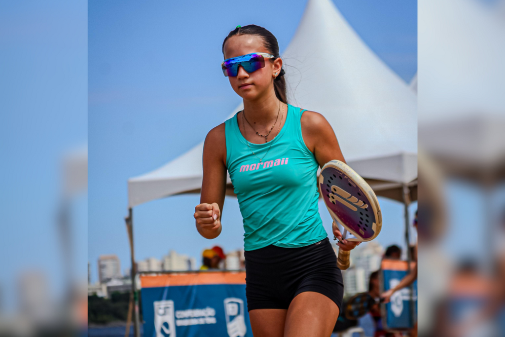 Marcela Portella garante títulos no 8º Estadual Beach Tennis In Side
