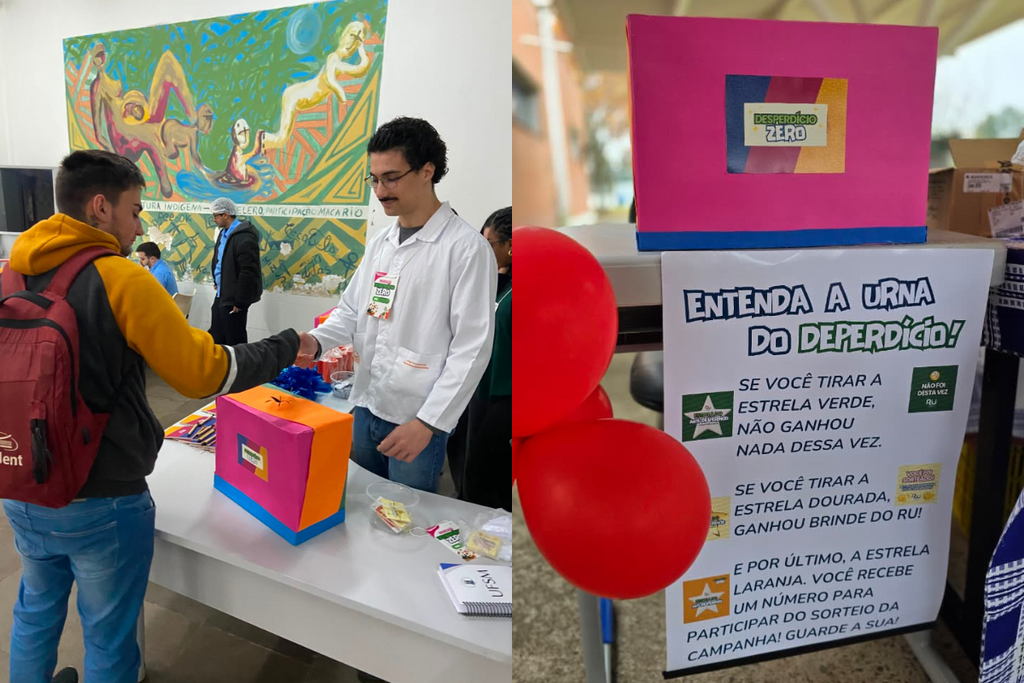 Campanha nos restaurantes universitários da UFSM reduz desperdício de alimentos; RU 2 registra queda de 32%