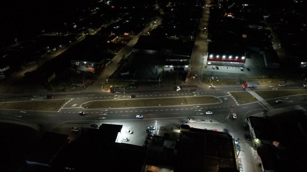 título imagem Trecho duplicado da BR-392 em direção a São Sepé recebe iluminação