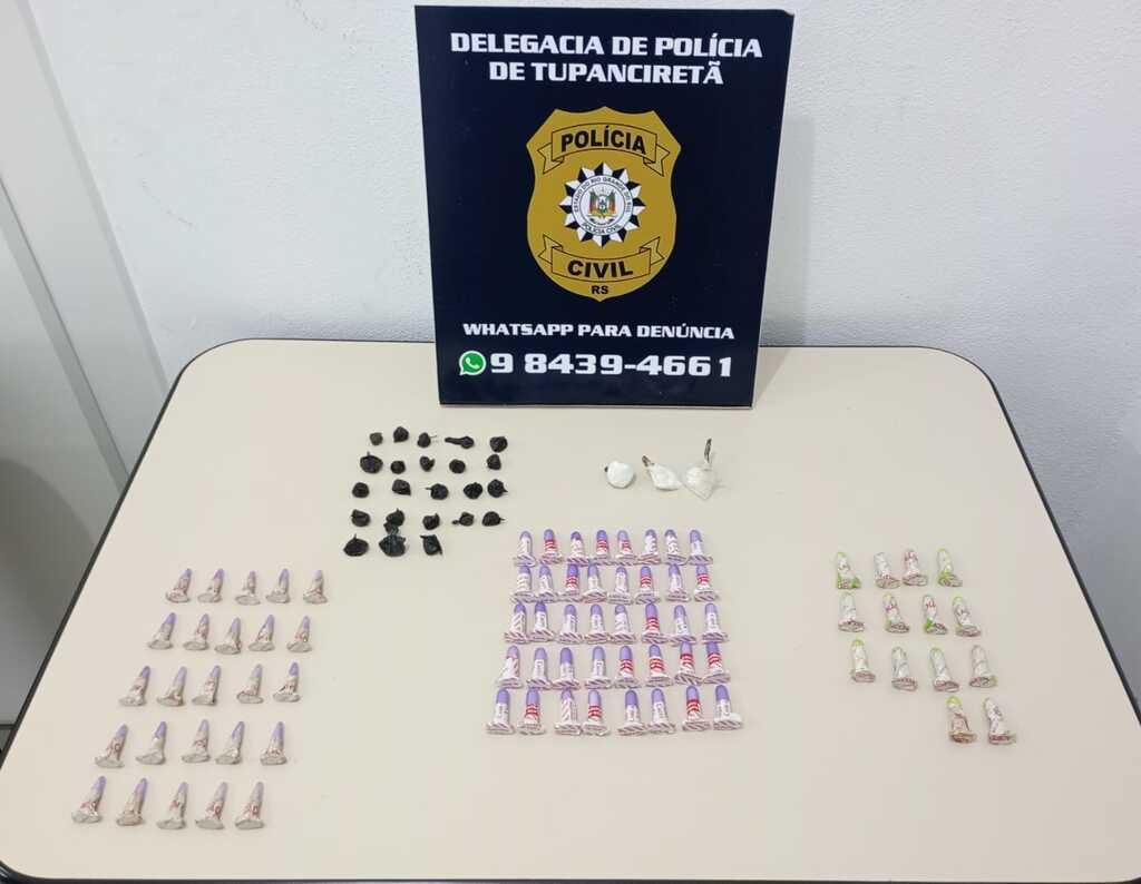 Dupla de jovens é presa por tráfico de drogas em Tupanciretã