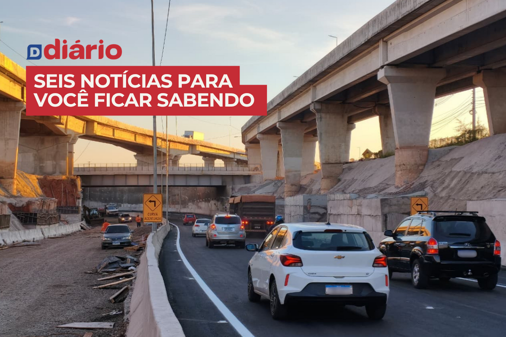 Após sete anos e meio, primeira pista da trincheira da Uglione é liberada ao trânsito e outras notícias