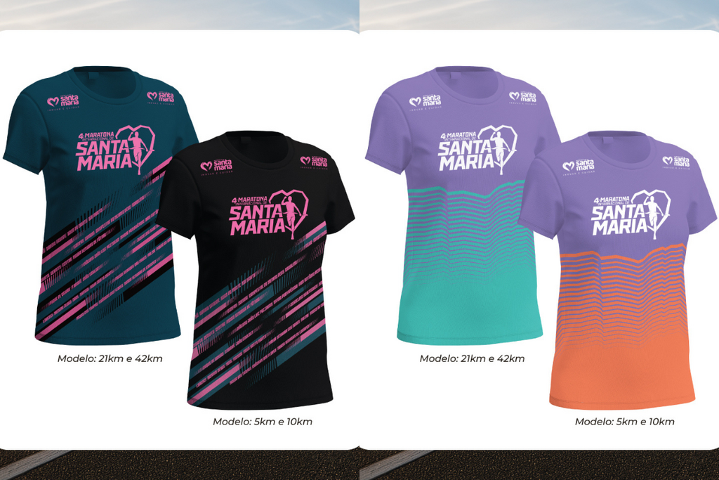 Maratona de Santa Maria 2026 abre votação para escolha da camiseta oficial e divulga data das inscrições