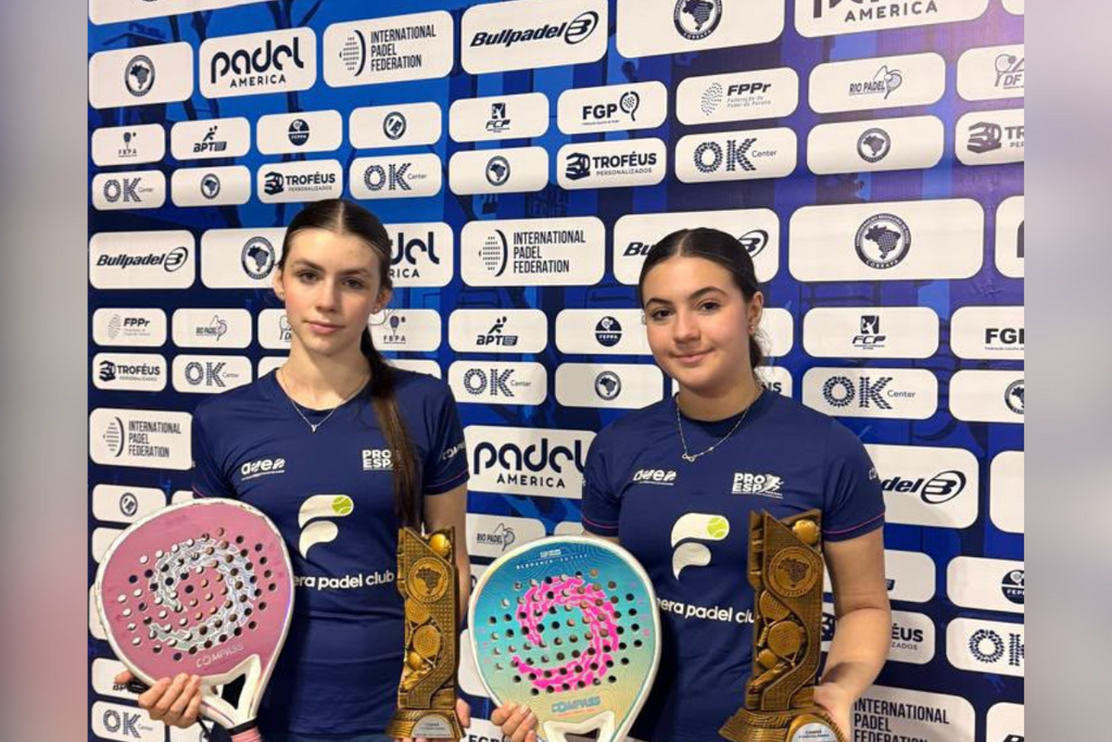 Atletas da Associação Desportiva Era do Padel buscam bons resultados fora de casa
