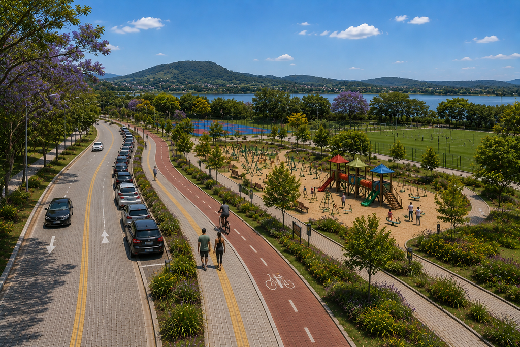 “Uma alternativa de esporte, lazer e turismo para a população”, afirma secretário sobre futuro Parque da Barragem em Santa Maria