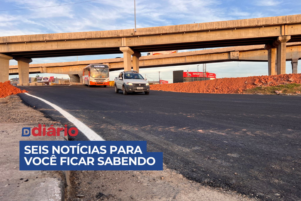 Após sete acidentes em dois dias, Dnit asfalta e libera trânsito na rotatória do Trevo da Uglione e outras notícias