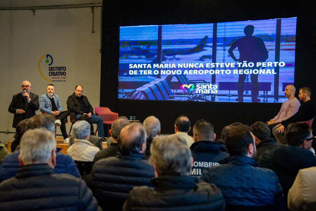 Projeto de novo Aeroporto Regional de Santa Maria é apresentado, com início das obras previsto para 2029